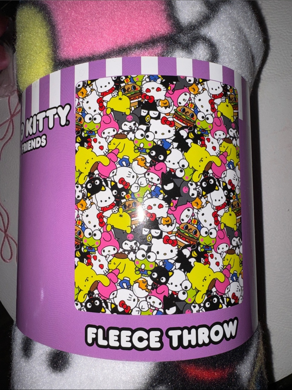 Fleece Throw Label